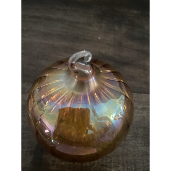 Christmas Glass Eye Hand Blown Glass Ornament - Picture 2 of 4